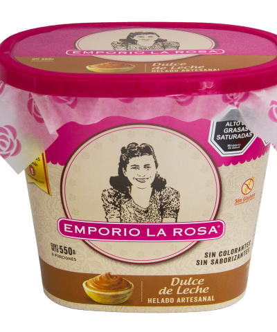 Helado Emporio La Rosa Dulce de Leche 550 g