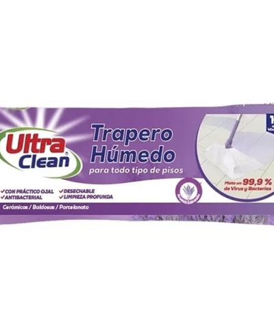 Trapero Húmedo Lavanda Ultra Clean 12+1 un.
